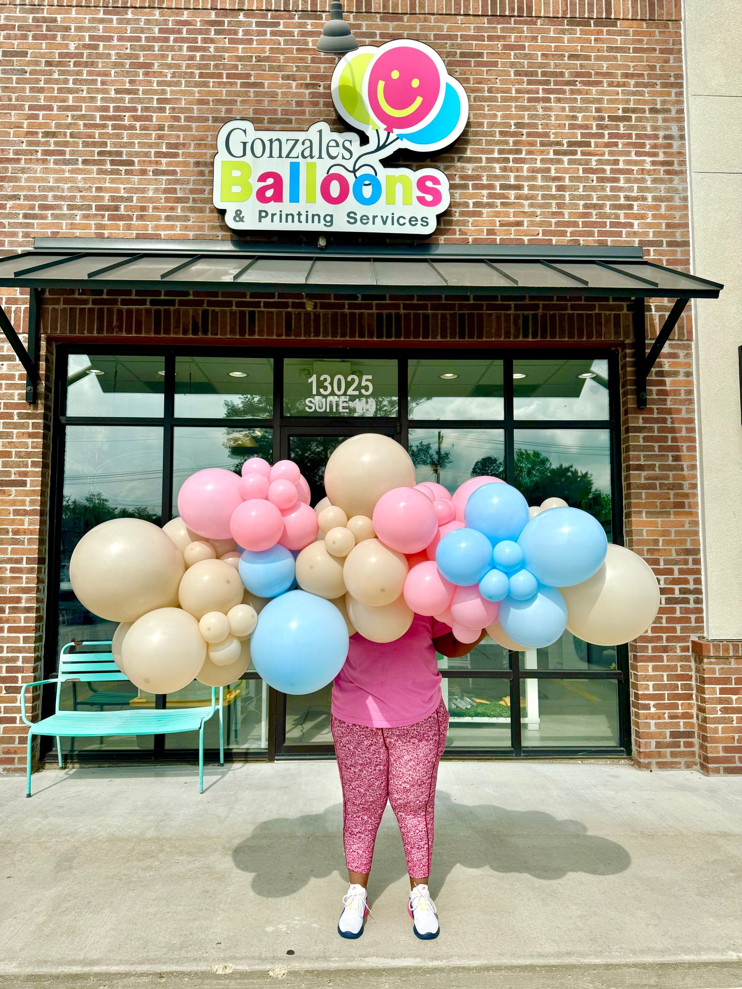 Gender Reveal BALLOON GARLAND 2 ( TO GO NO INSTALL)