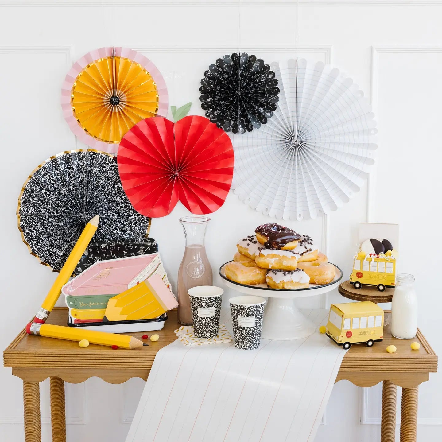 Stack of Books Paper Plates, 8 Count*