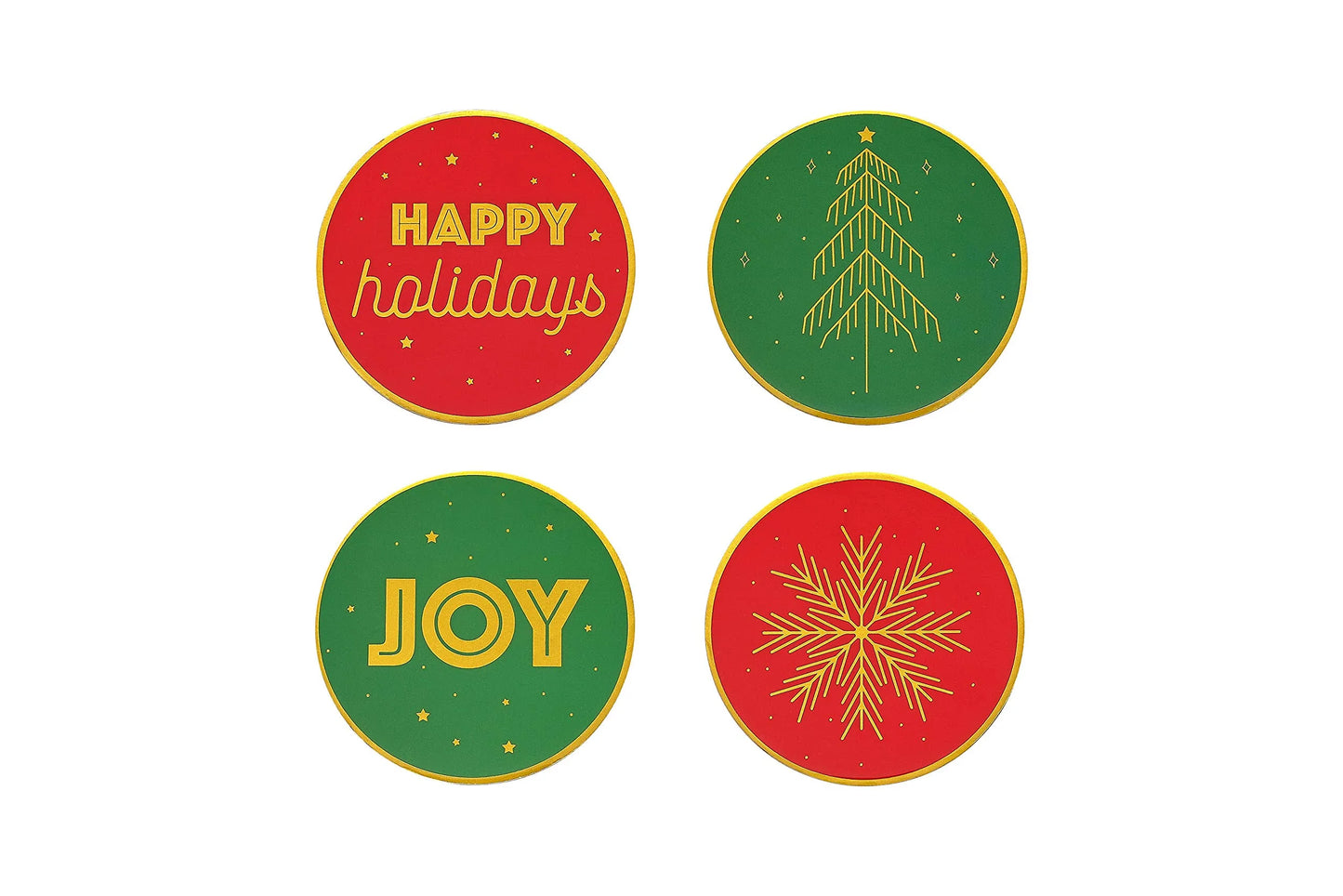 Holiday Coasters, Set of 4*