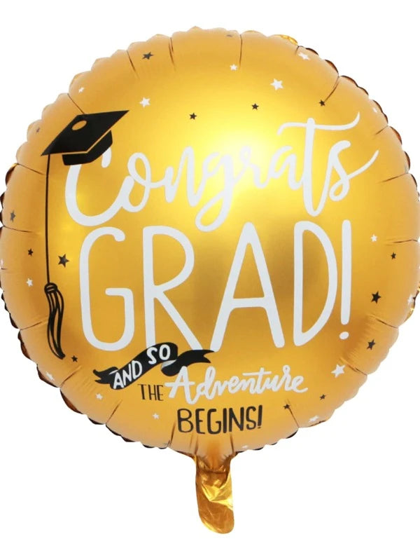 Grad The Adventure Begins 18" Balloon*