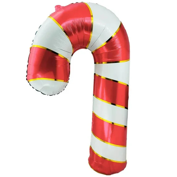 Red and White Candy Cane Balloon