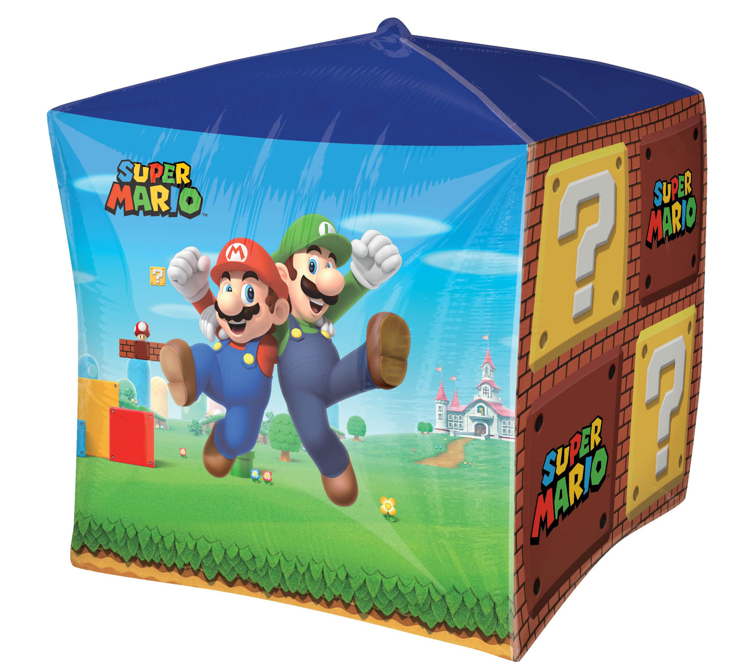 Mario Bros Cubez Foil Balloon, 15inch