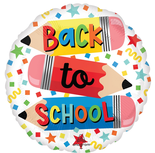 Write On Back to School Foil, 18" Balloon*