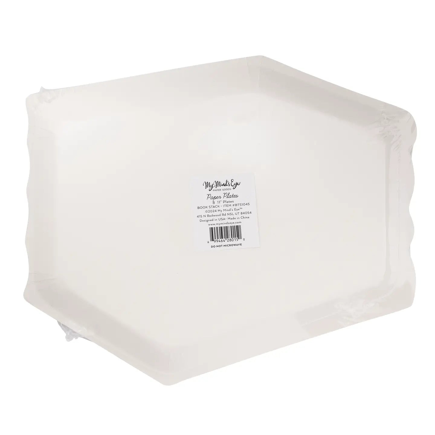 Stack of Books Paper Plates, 8 Count*