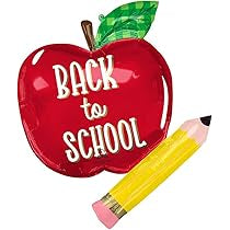 Back to School Apple, 31 Inch Balloon*