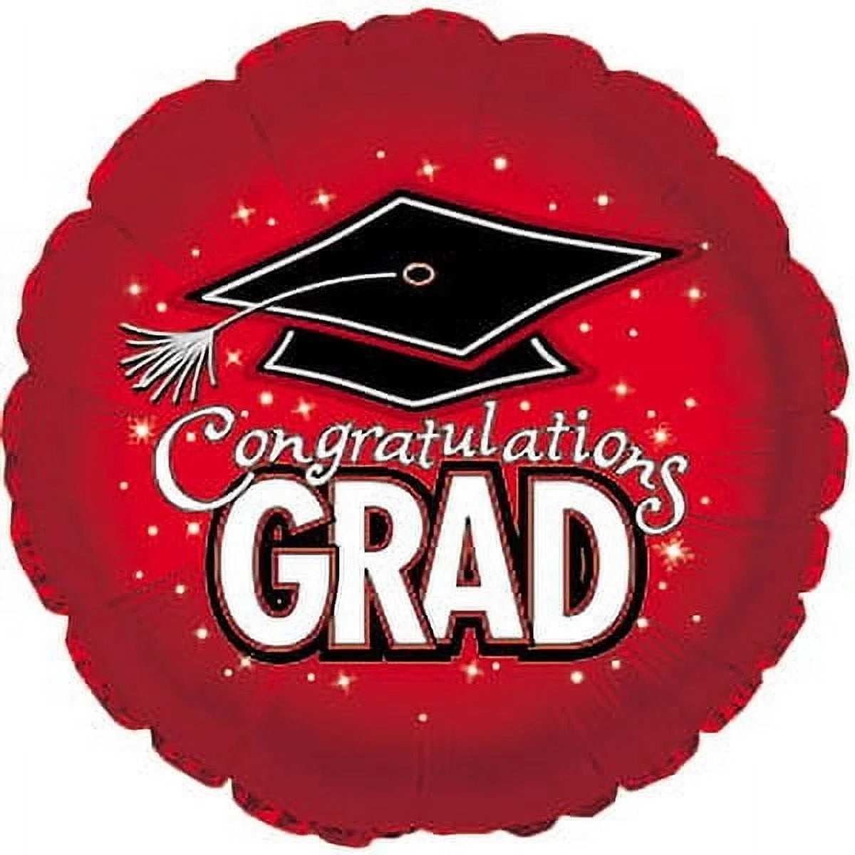 Red Congratulations Grad