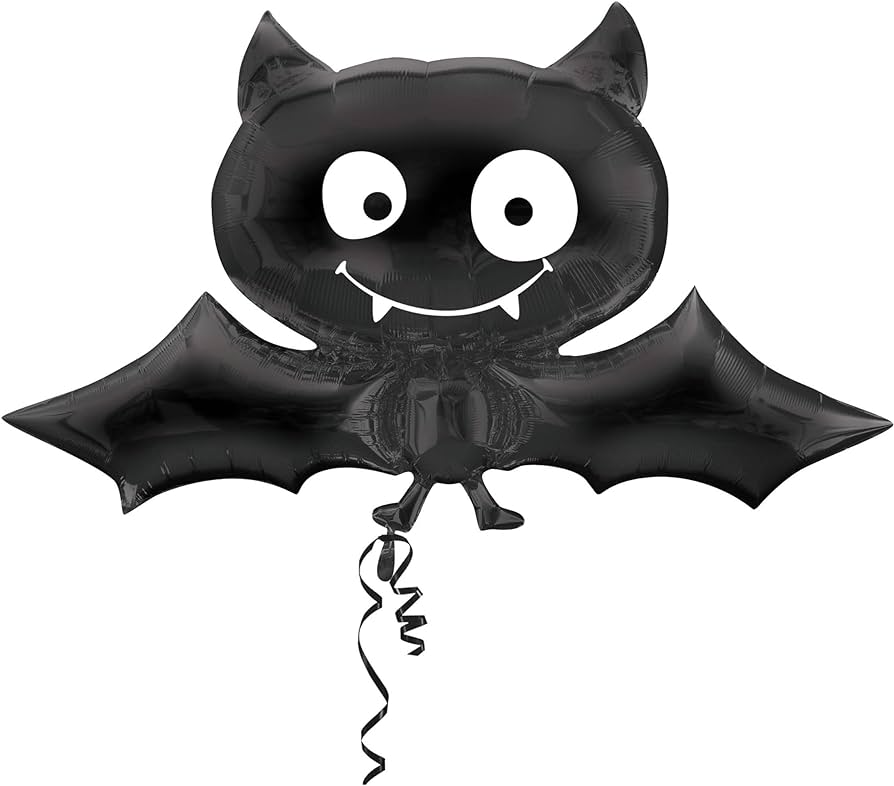 HALLOWEEN Black Bat Balloon