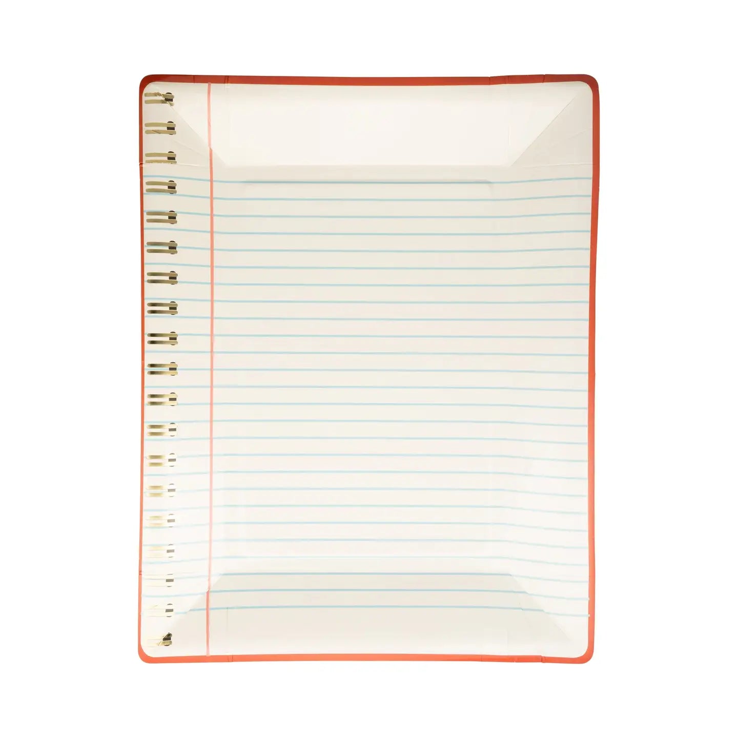 Spiral Notebook Paper Plate, 8 Count*