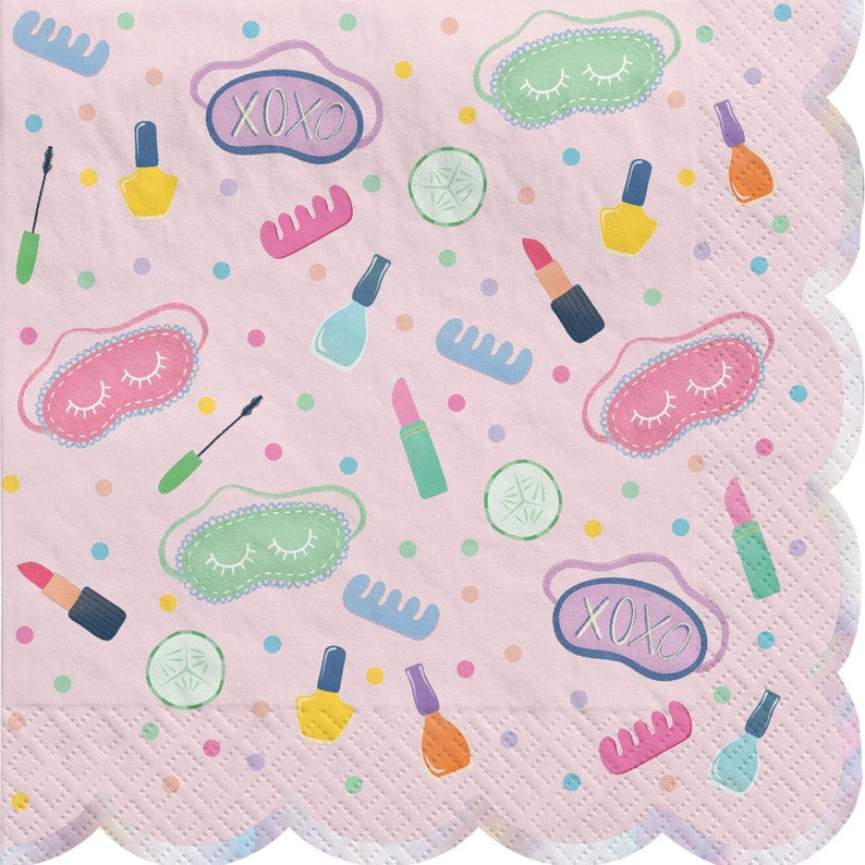 Slumber Sleepover Party Luncheon Napkins