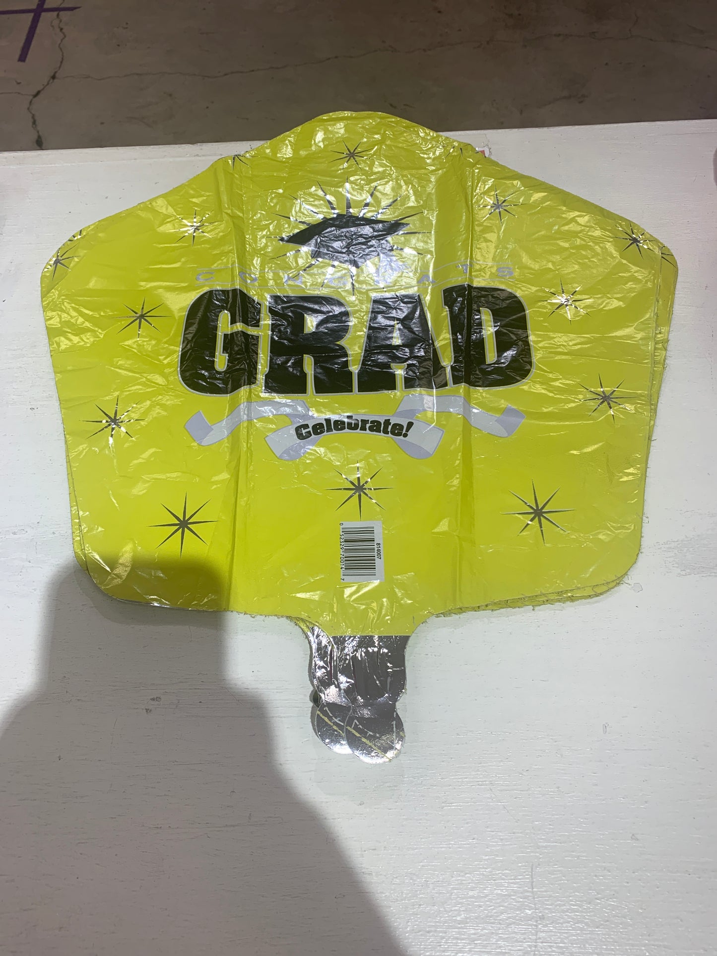 Grad Yellow Star Balloon