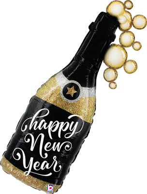 New Year Champagne Bubbles Balloon