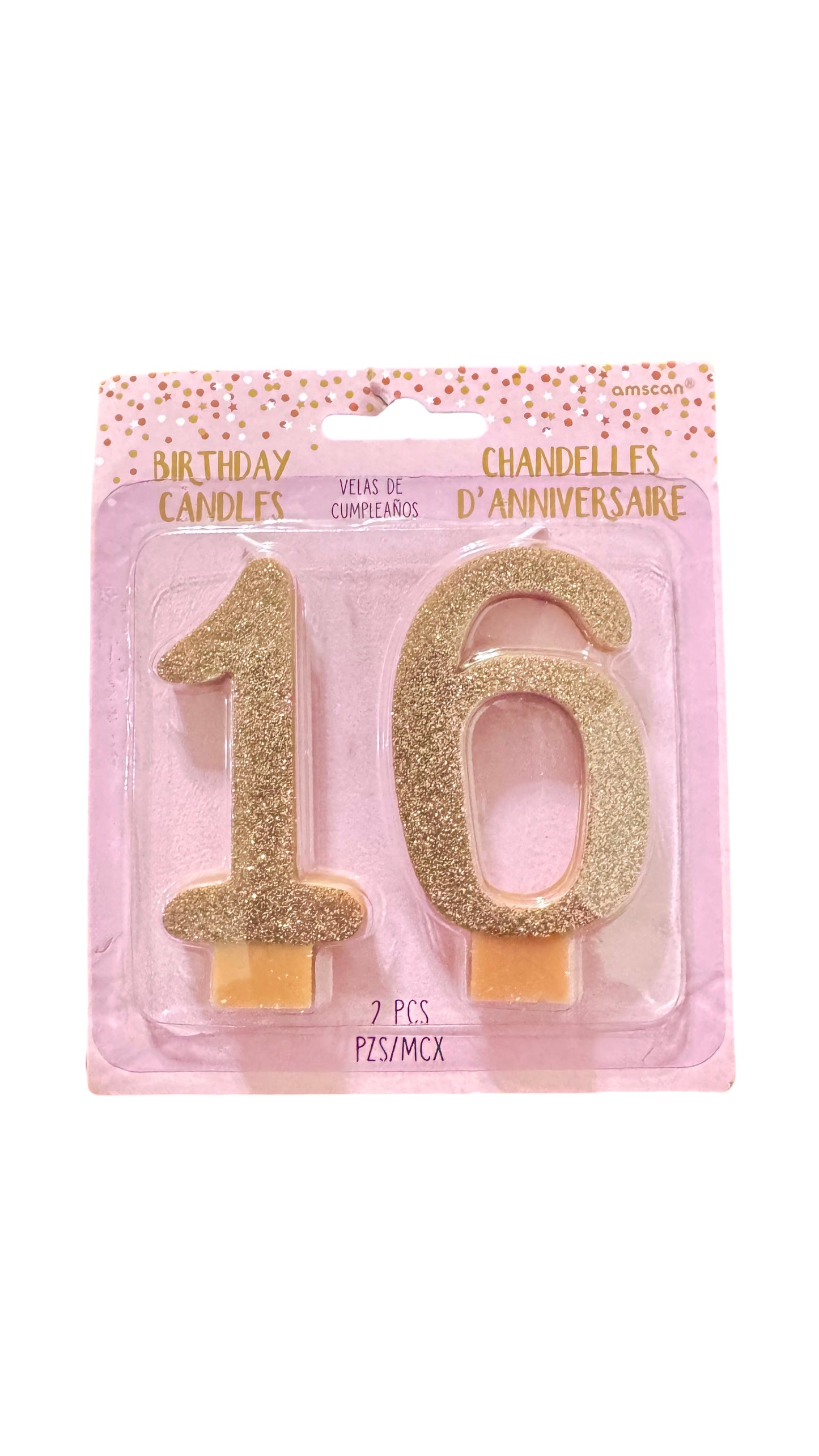 Sweet 16 Sparkly Candle
