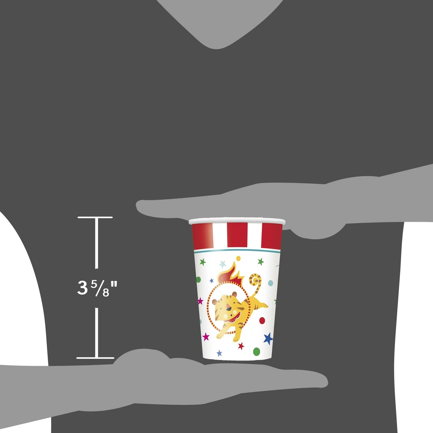 Circus Carnival Cups, 9oz