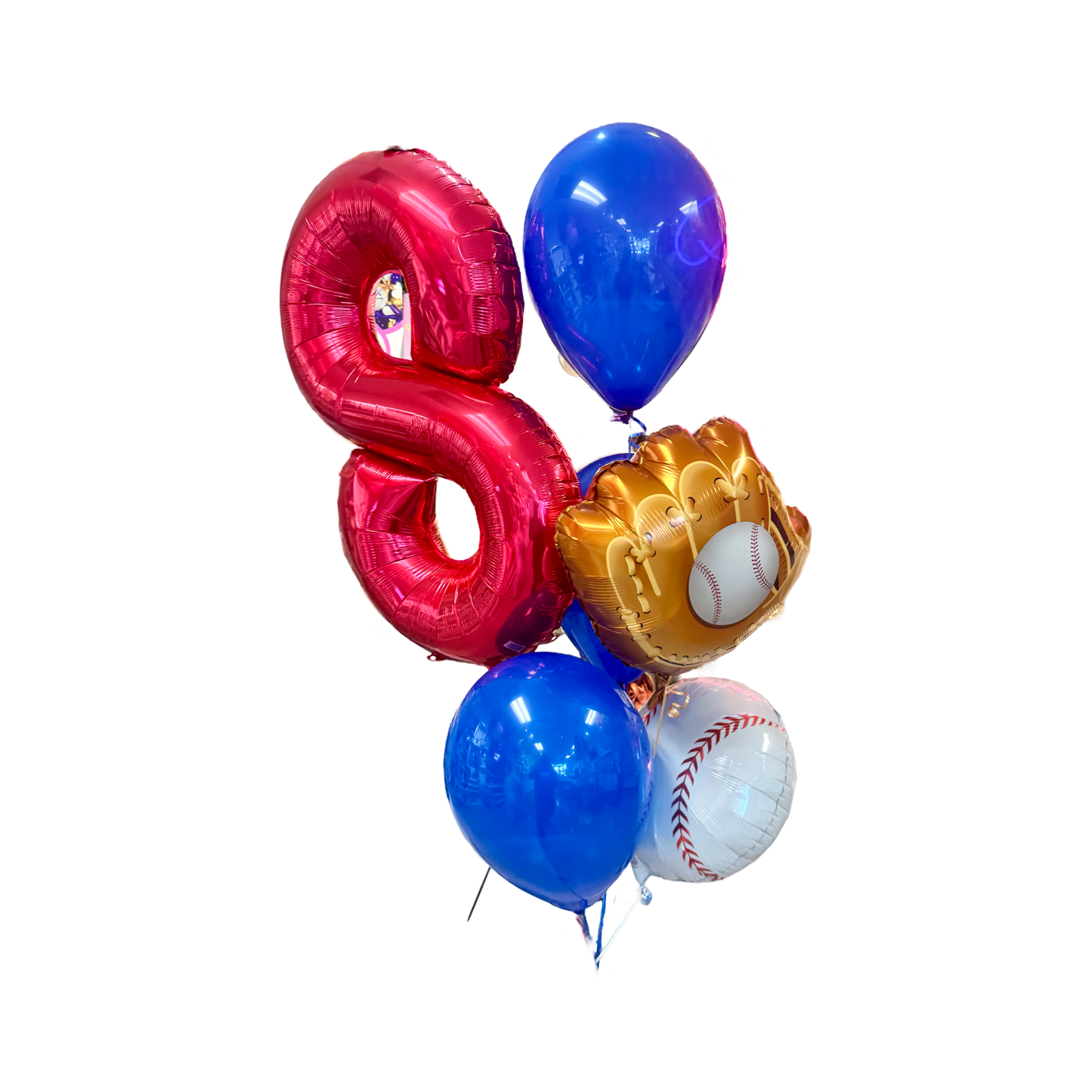 Baseball & Glove bouquet 6pc