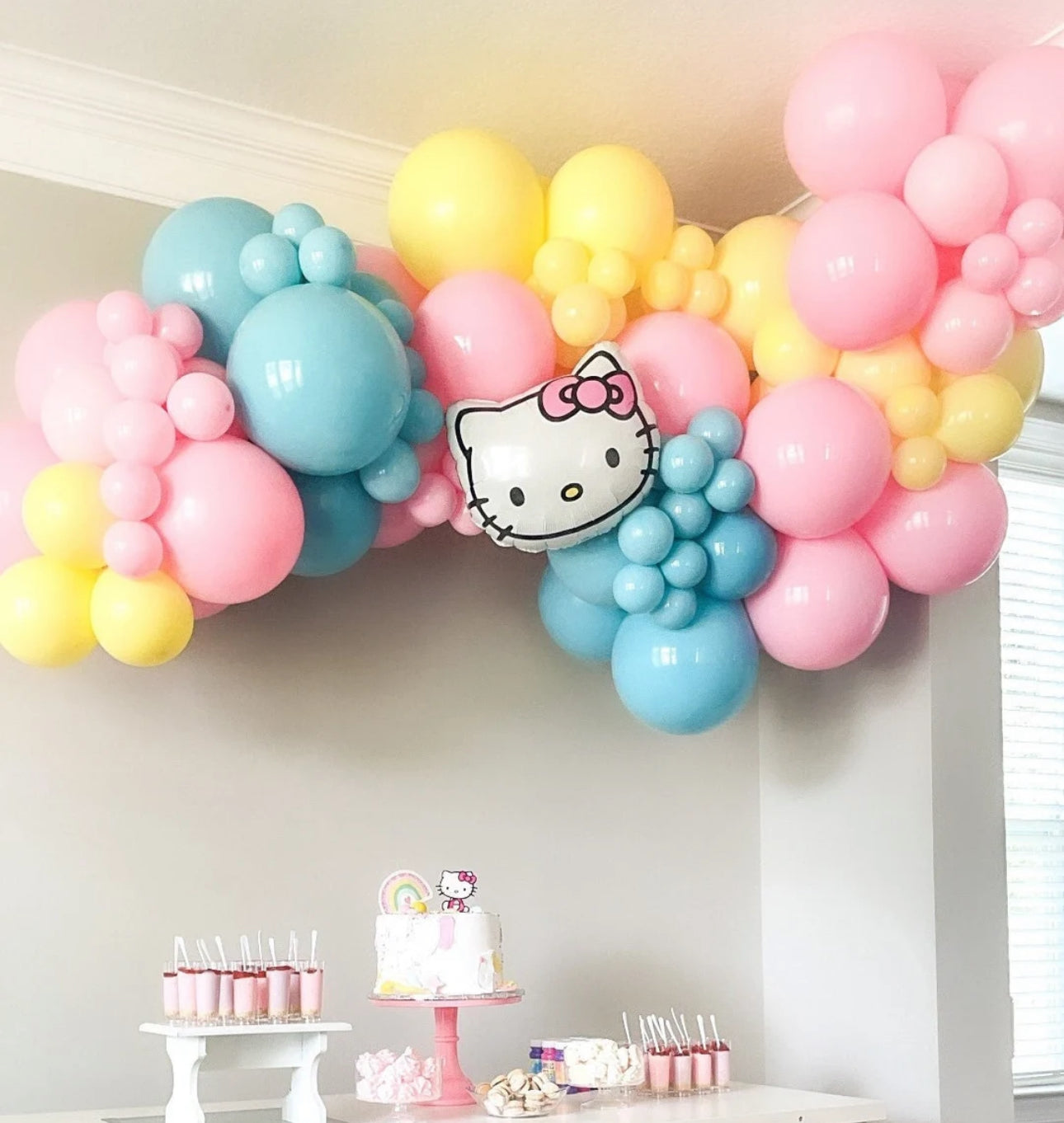 Hello Kitty Theme BALLOON GARLAND