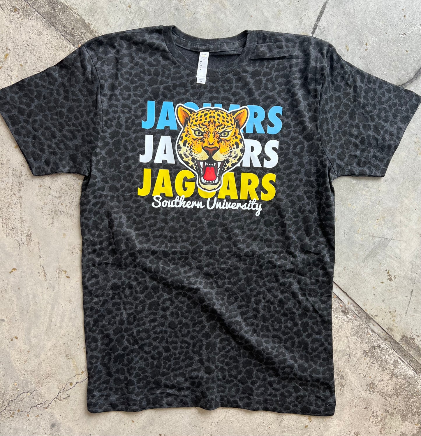 SU Triple Jag Pride Black Leopard Shirt