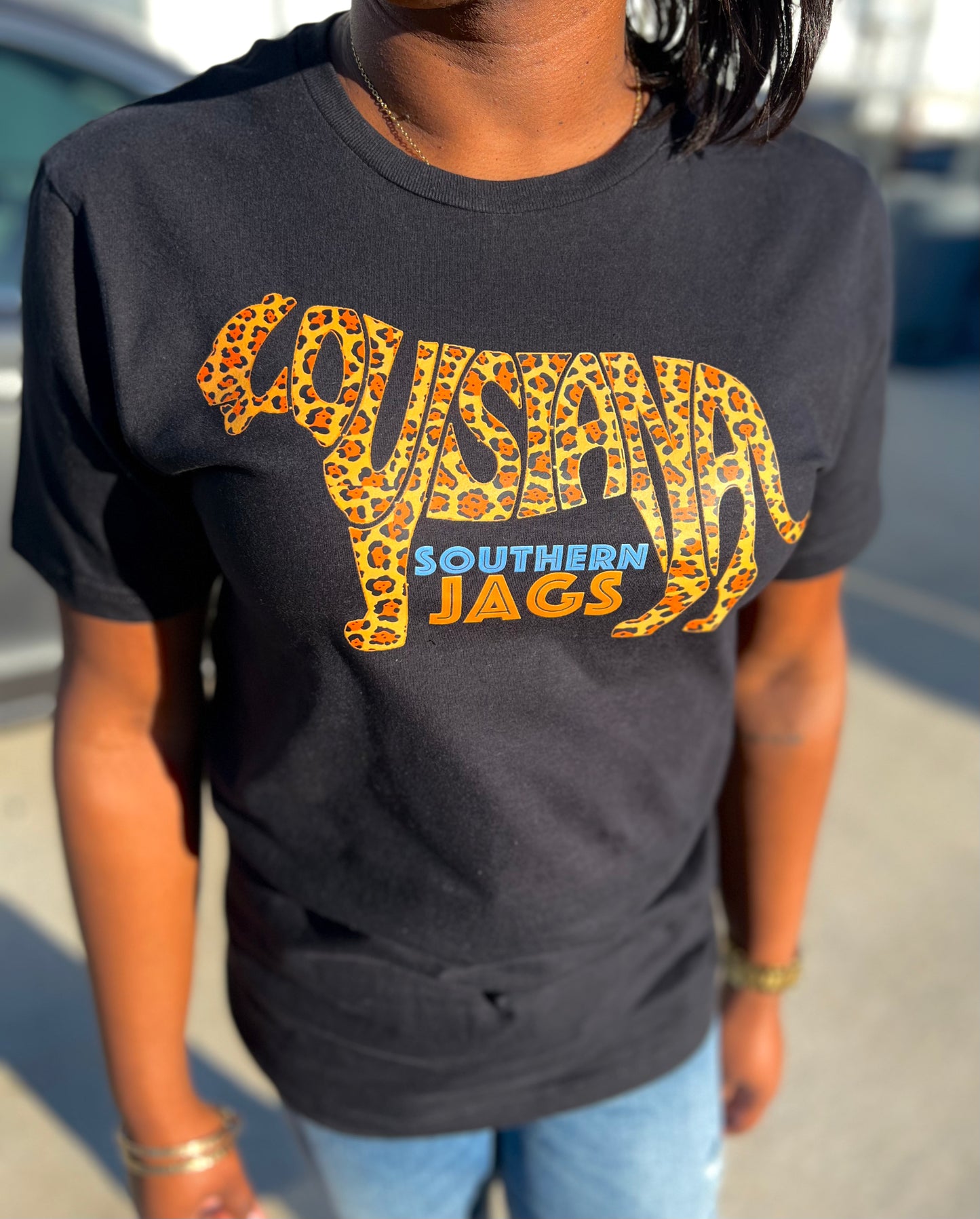 Jag Pride Black Leopard Tiger Shirt