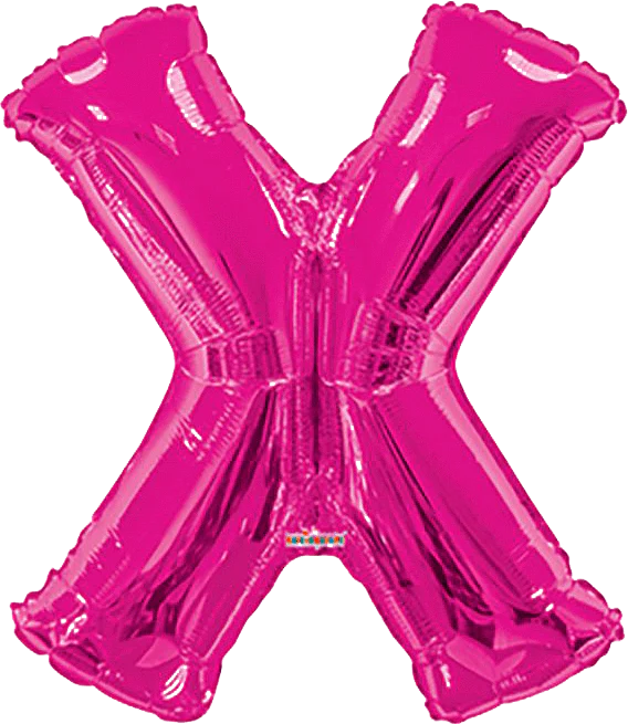 Pink 34” Letter X