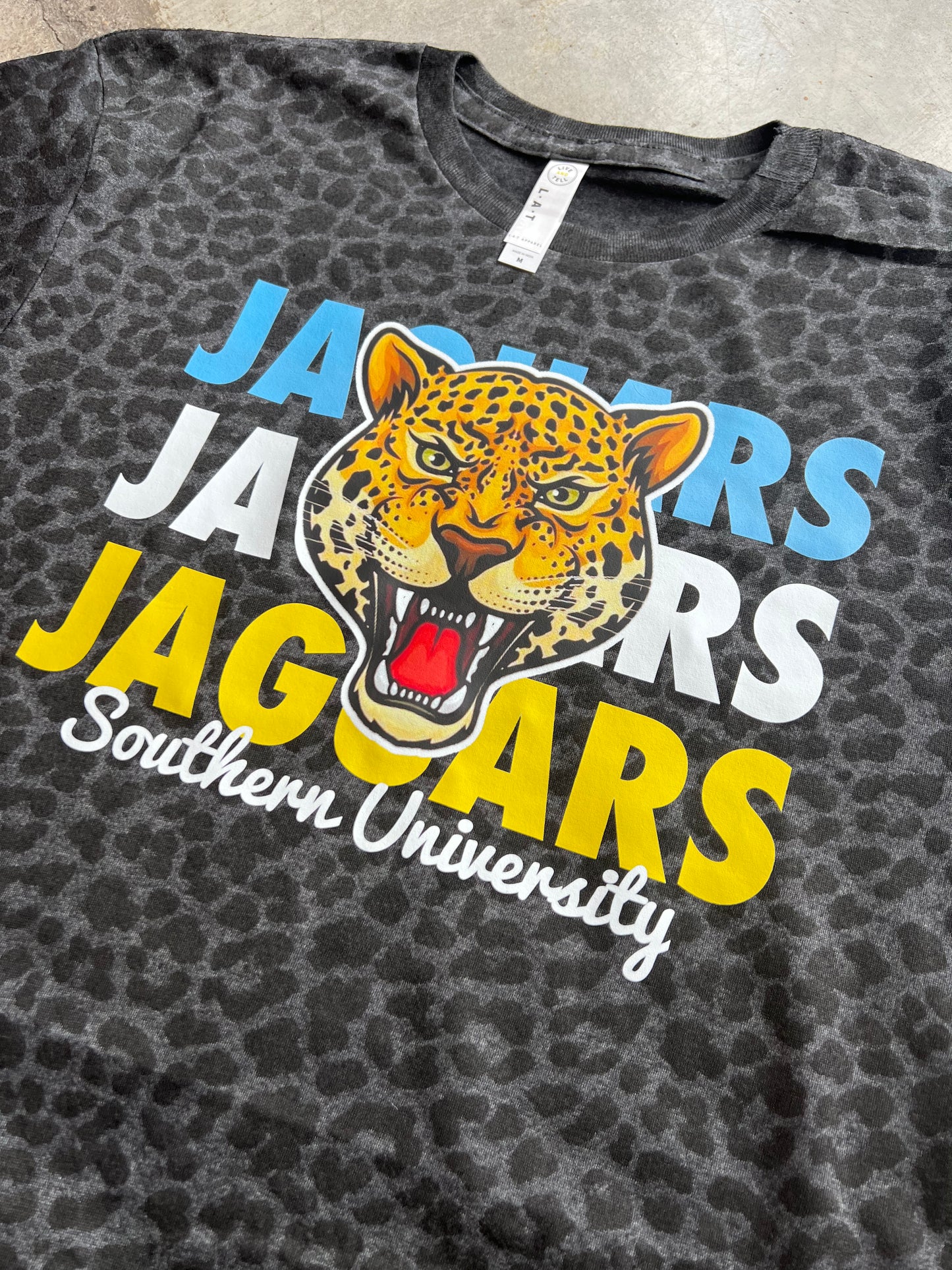 SU Triple Jag Pride Black Leopard Shirt