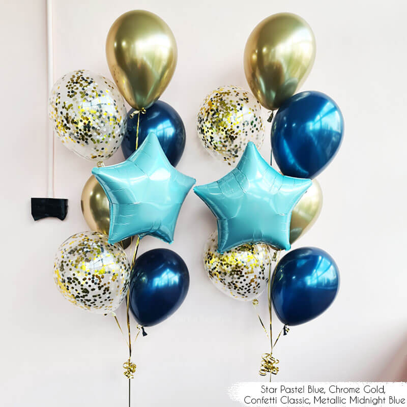 Light Blue & Navy Double Bundle w/ weights