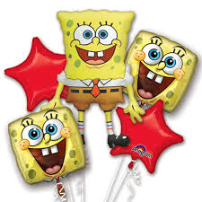 Spongebob Squarepants Bouquet, 5pc