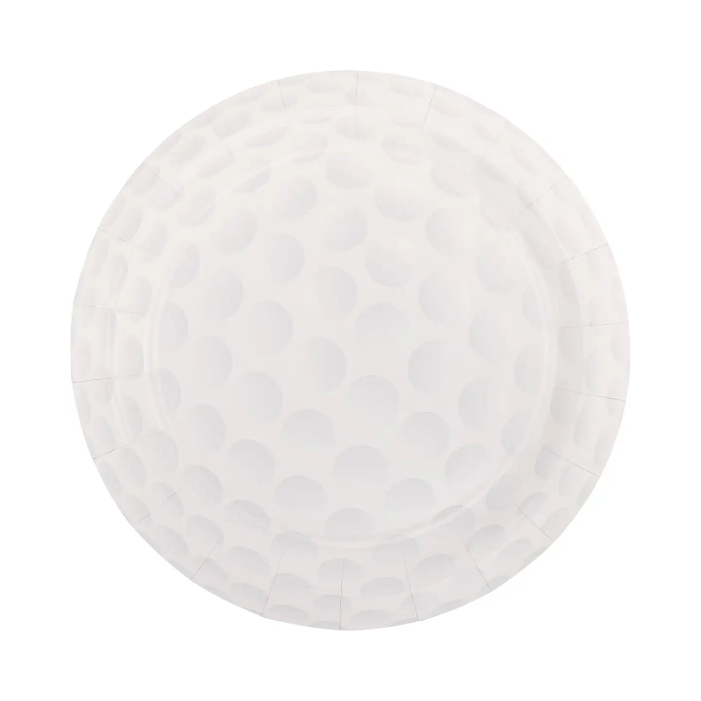 Golf Ball Paper 9" Plates, Set of 8