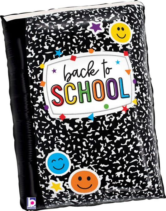 Back to School Composition Book, 25″ Balloon*