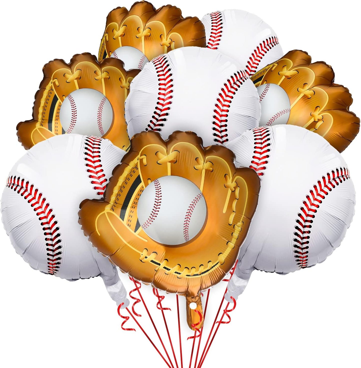 Baseball & Glove 8pc Balloon Bouquet