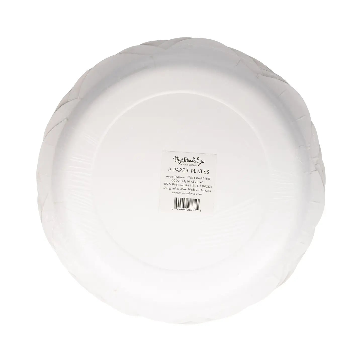 Apple Pattern Paper Plate, 8 Count*