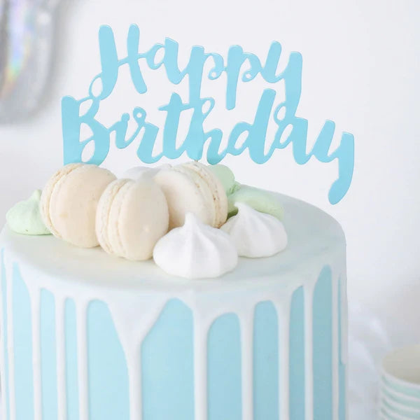 Birthday Blue Topper