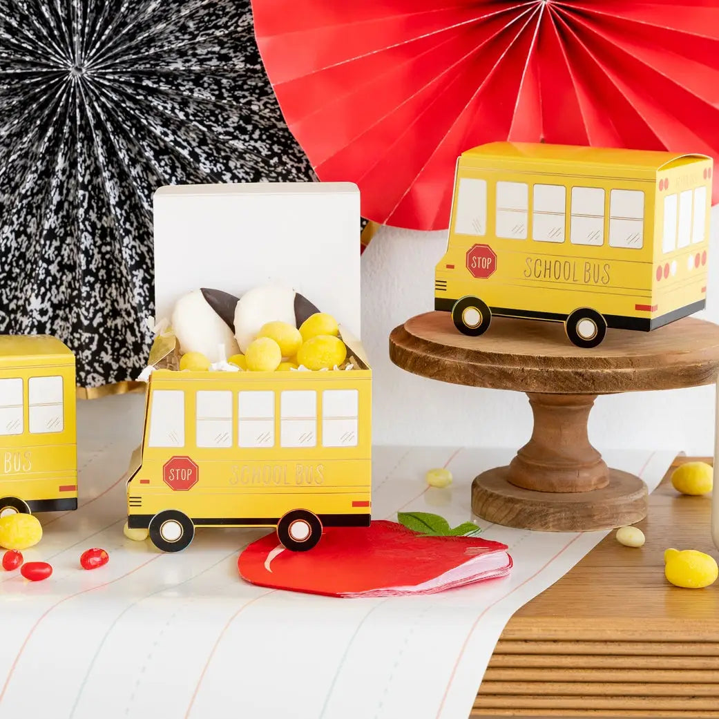 School Bus Treat Boxes, 8 Count*