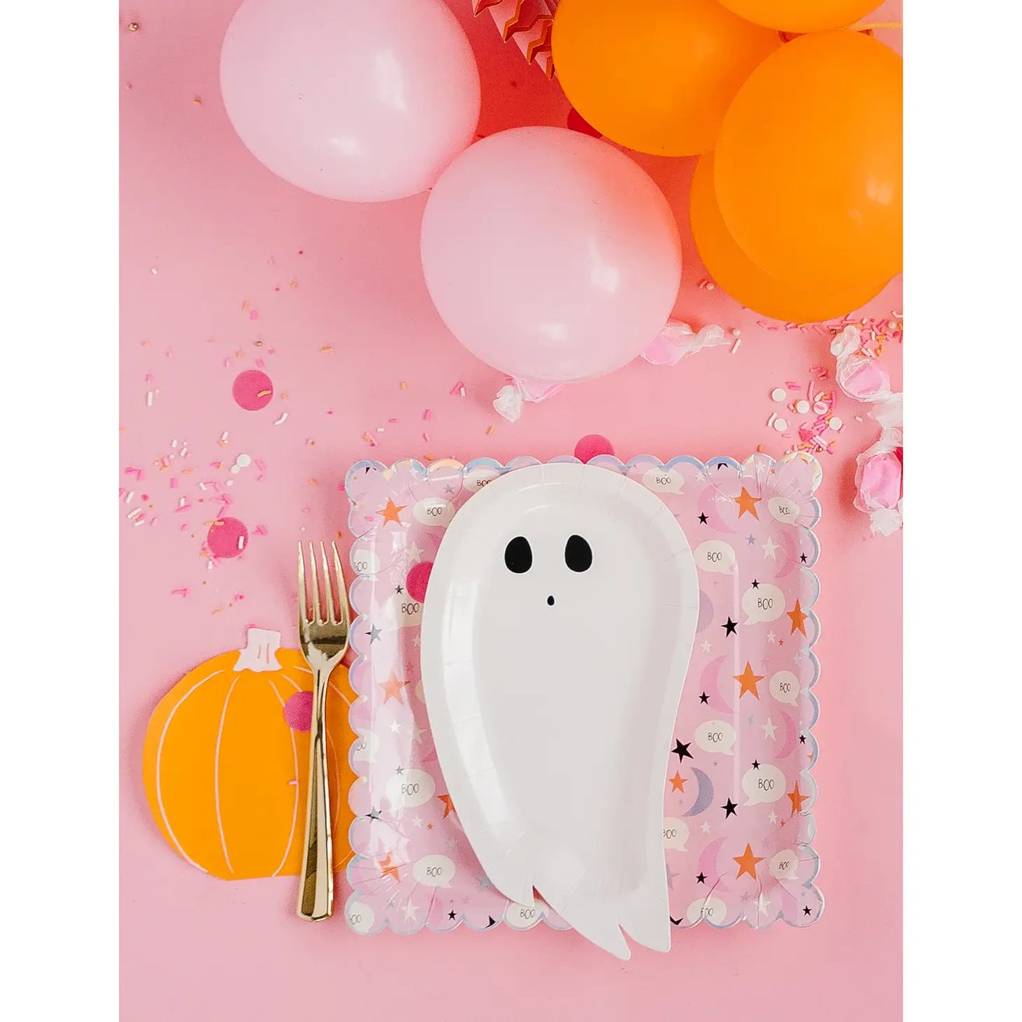 Happy Haunting Pumpkin Shaped Napkin