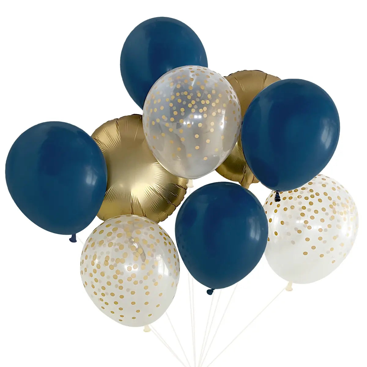 Blue & Navy & Gold (9pc)