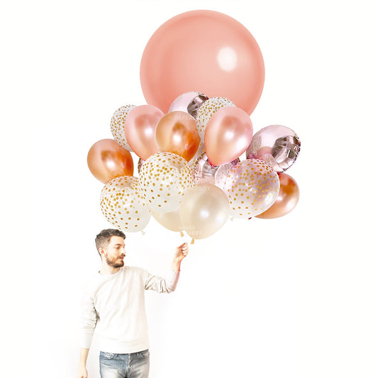 Oversized Rode Gold Bundle 17pc