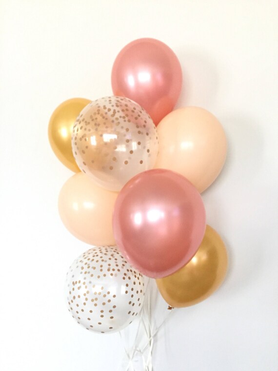 Pretty Lush & Gold Bouquet 8pc Bundle
