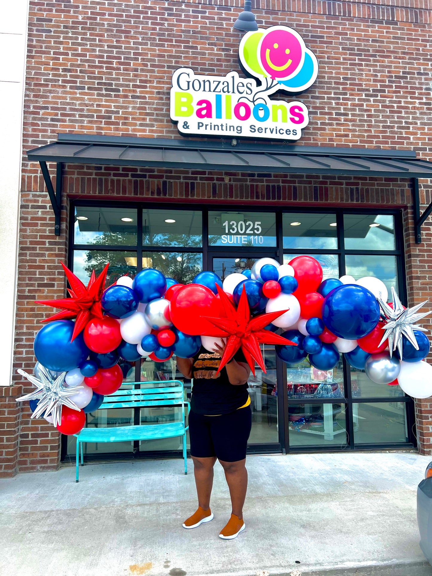 Made In America Garland BALLOON GARLAND (TO GO NO INSTALL)