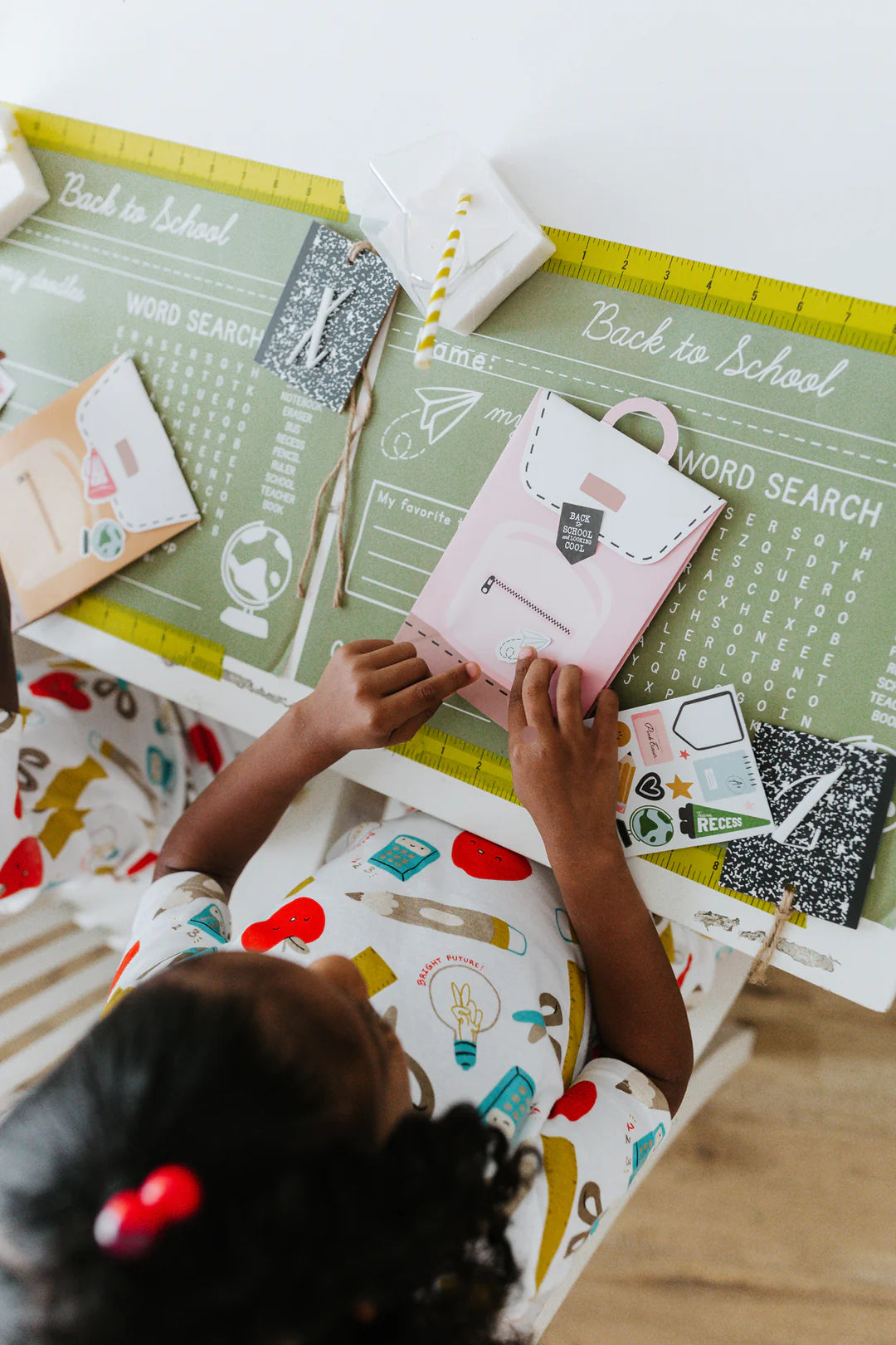 Back To School Green Chalkboard Placement*