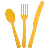 Assorted Plastic Silverware 18pc