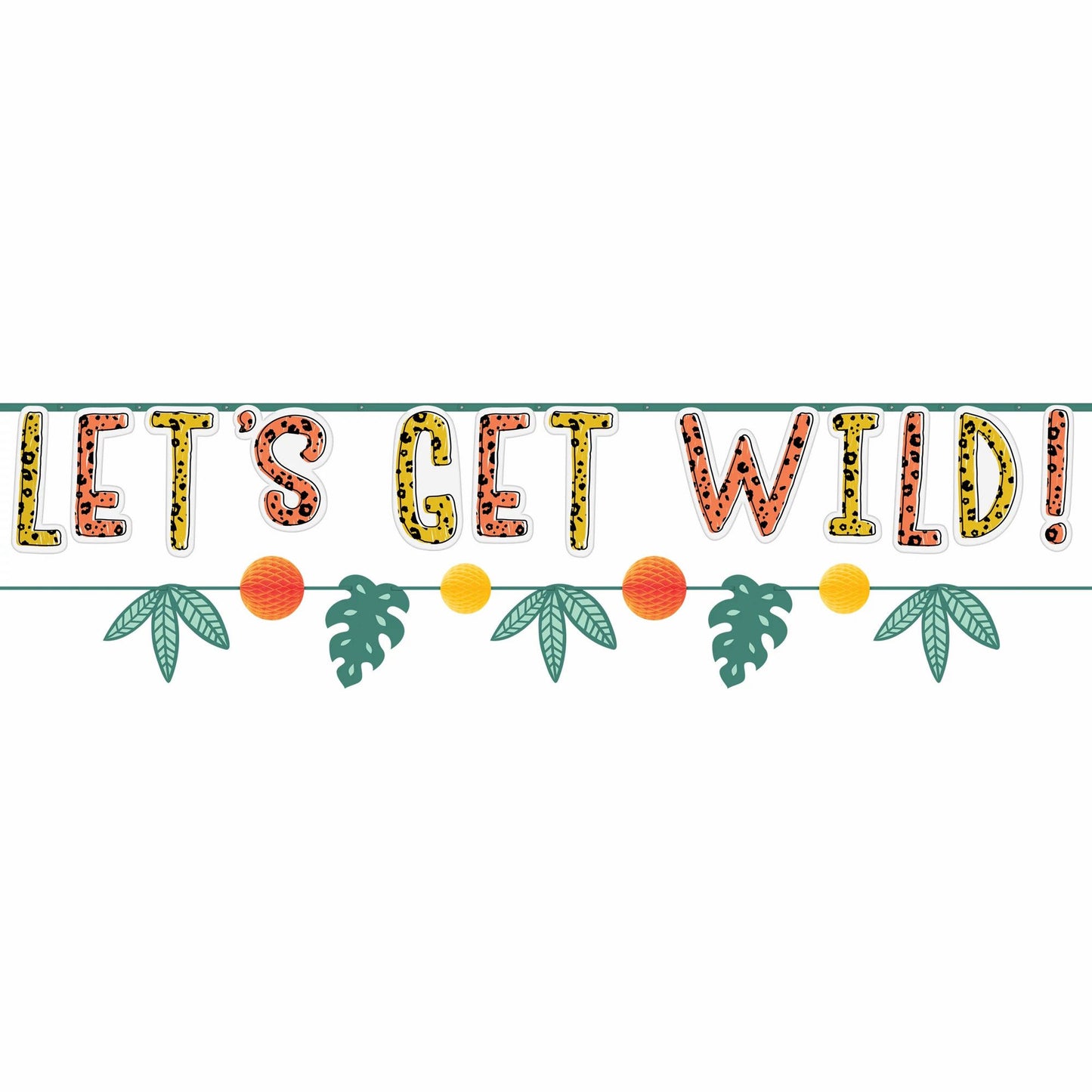 Get Wild Birthday Banner Kit