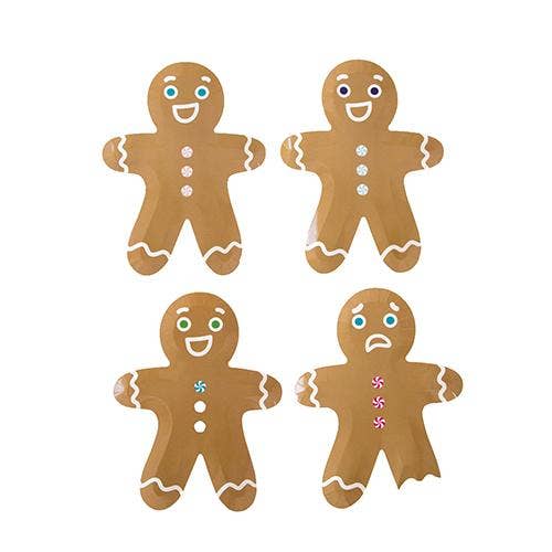Gingerbread Man Plates- Mixed Pack