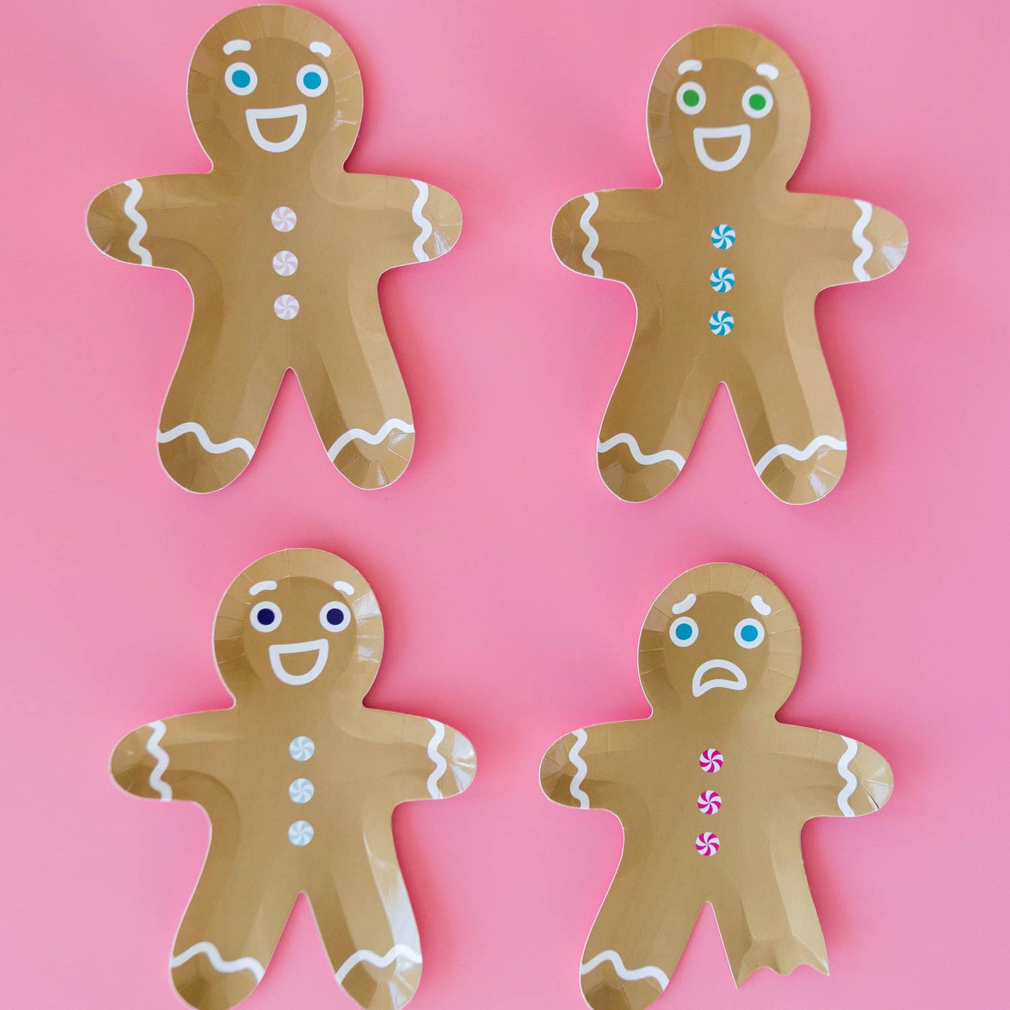 Gingerbread Man Plates- Mixed Pack