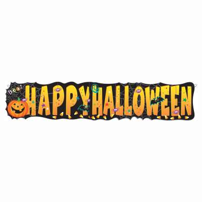 Pumpkin Pals Giant Jointed Banner