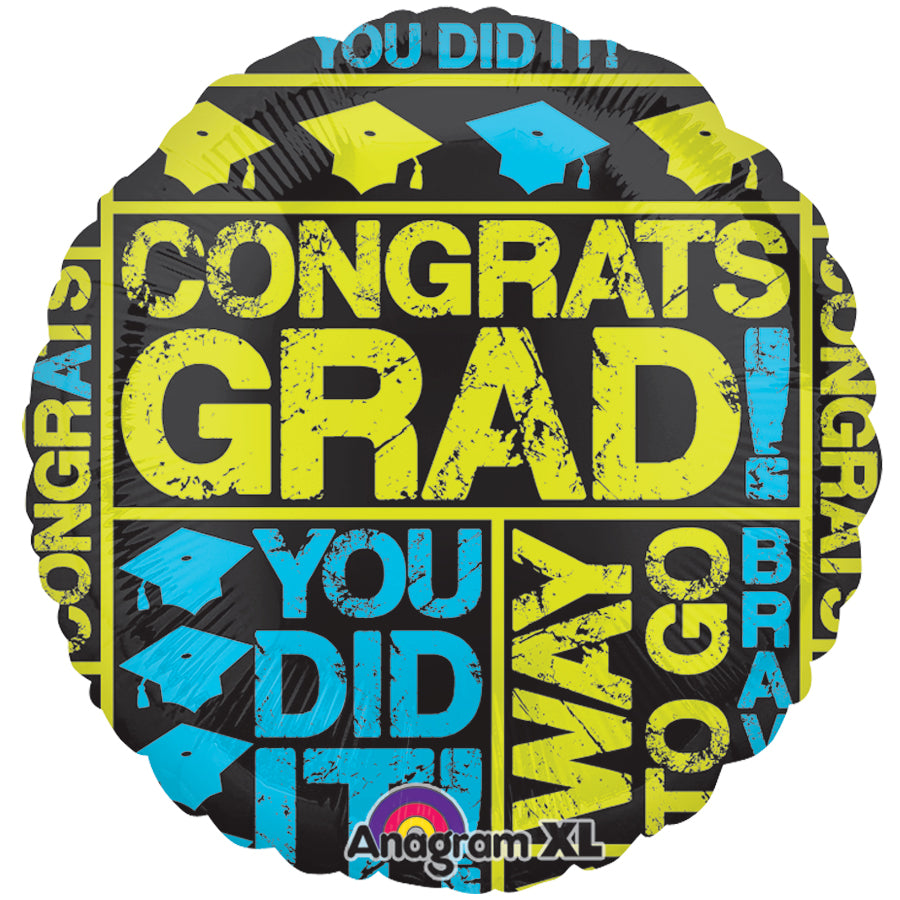Green Blue Grad Balloon*