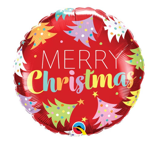 Colorful Merry Christmas, 18” Balloon*