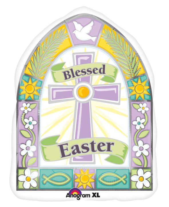 Blessed Easter Window