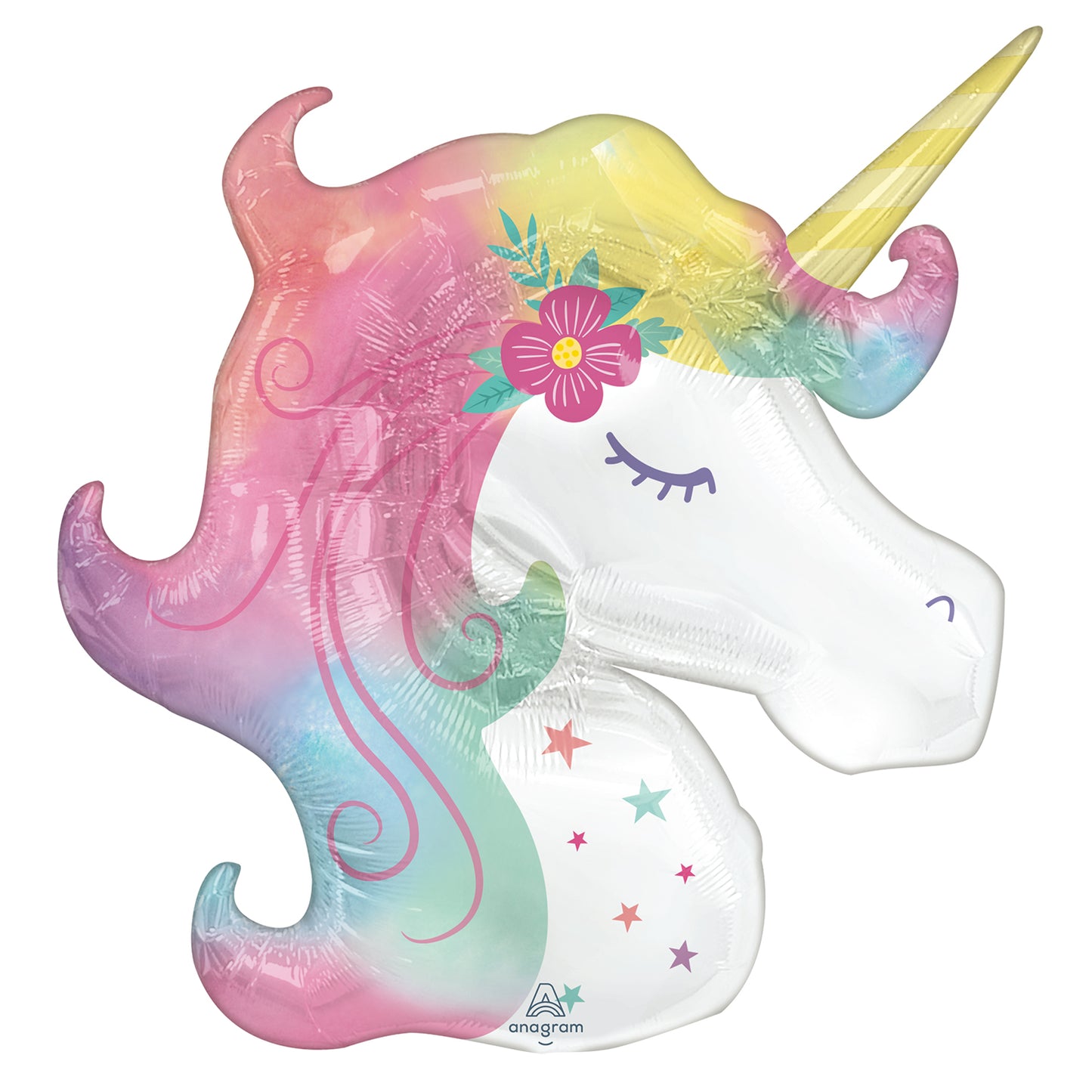 Fancy Unicorn Balloon, 33 inch