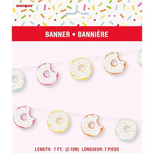 Donut Party Cut Out Garland, 7 Ft.