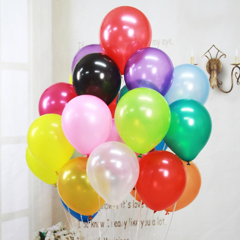 Latex Balloons By Dozen Color (Helium)