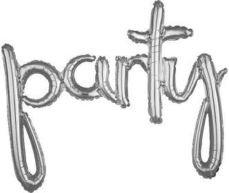 Silver Party Air Filled Decoration
