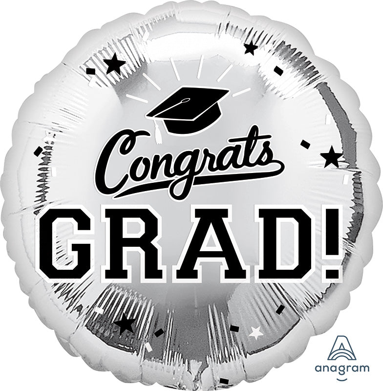 Congrats Grad Party 18'' Balloon (Various Colors)